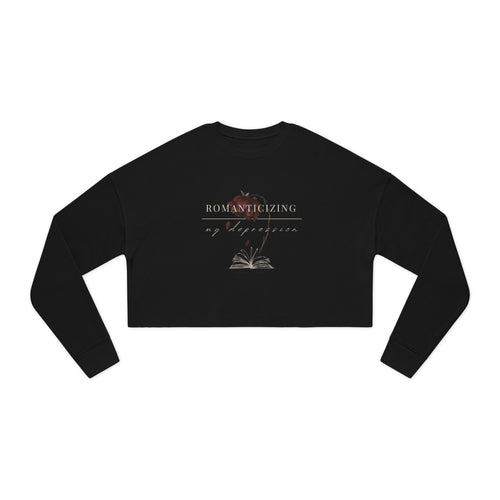 "Romanticizing My Depression" Cropped Sweatshirt