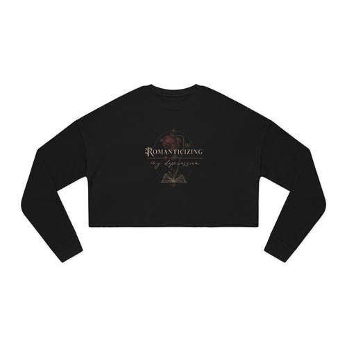 "Romanticizing My Depression" Cropped Sweatshirt